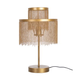 Lámpara Mesa Oro Metal 30 X 30 X 50 cm