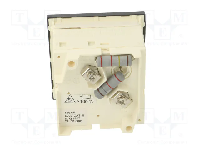 LUMEL Voltímetro para panel EA17N 0÷15kV True RMS