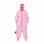 My Other Me Disfraz Unicornio Rosa Adult Big (Kigurumi con capucha y cola)