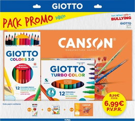 GIOTTO Pack Promocional de Dibujo con Lápices y Rotuladores
