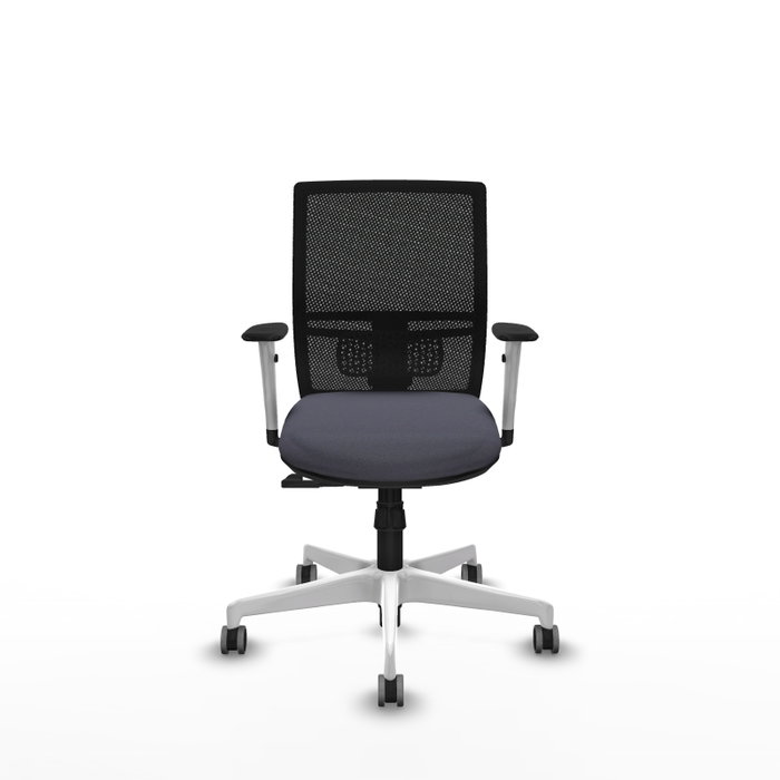 PIQUERAS Y CRESPO Silla de oficina Yunquera con mecanismo Sincro, Gris oscuro y Negro PIQUERAS Y CRESPO Silla de oficina Yunquera con mecanismo Sincro, Gris oscuro y Negro
