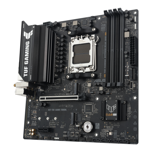 Asus Placa Base TUF GAMING A620AM-PLUS WiFi 90MB1MZ0-M0EAY0, Chipset AMD A620A, Socket AM5, Formato Micro ATX, DDR5, Wi-Fi 6 Asus Placa Base TUF GAMING A620AM-PLUS WiFi 90MB1MZ0-M0EAY0, Chipset AMD A620A, Socket AM5, Formato Micro ATX, DDR5, Wi-Fi 6
