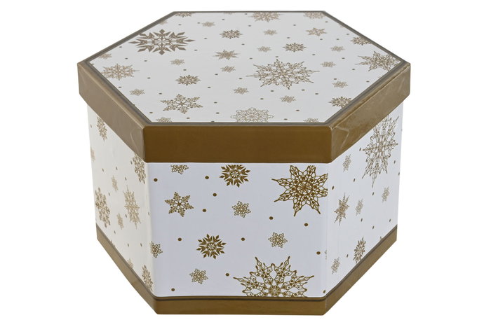 DKD Home Decor Set de 14 Bolas de Decoración Dorado y Blanco