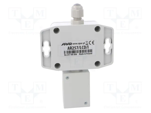 APAR Transductor de CO2, temperatura y humedad con LCD