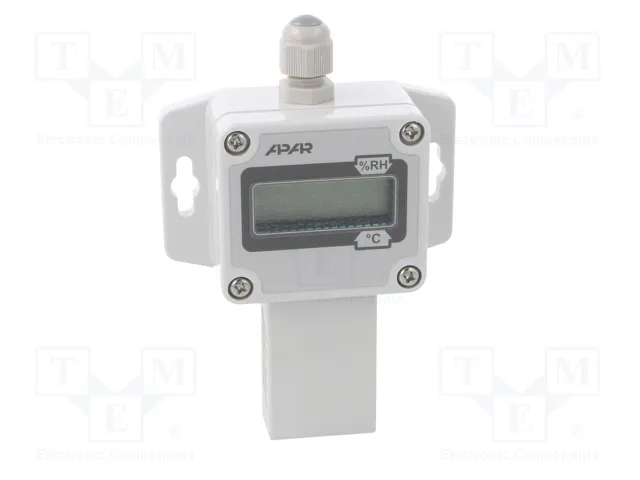 APAR Transductor de CO2, temperatura y humedad con LCD