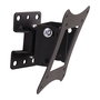Techly ICA-LCD-901 Soportes de TV para Pared, 13-30 Pulgadas, Inclinación 0-12°, Giro -15 a 15°, 15 Kg Carga Máxima, VESA 75x75 y 100x100 mm, Negro