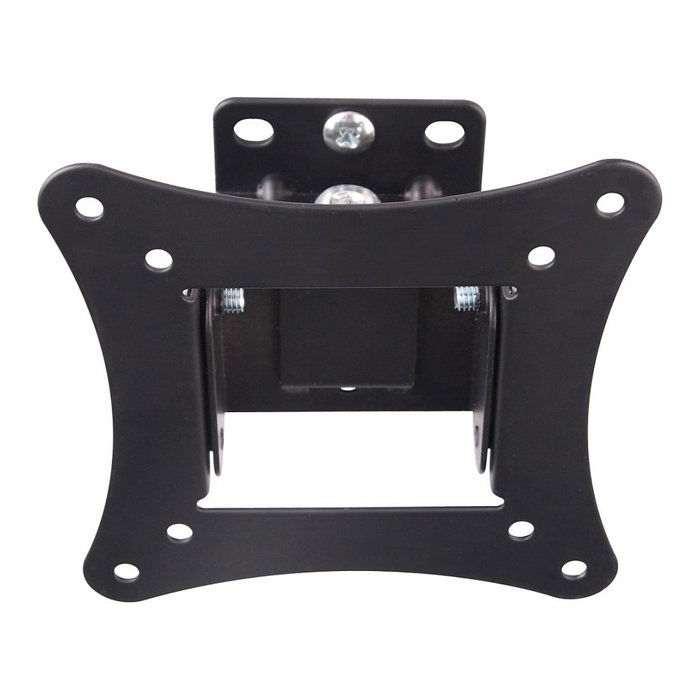 Techly ICA-LCD-901 Soportes de TV para Pared, 13-30 Pulgadas, Inclinación 0-12°, Giro -15 a 15°, 15 Kg Carga Máxima, VESA 75x75 y 100x100 mm, Negro