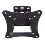 Techly ICA-LCD-901 Soportes de TV para Pared, 13-30 Pulgadas, Inclinación 0-12°, Giro -15 a 15°, 15 Kg Carga Máxima, VESA 75x75 y 100x100 mm, Negro
