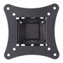 Techly ICA-LCD-901 Soportes de TV para Pared, 13-30 Pulgadas, Inclinación 0-12°, Giro -15 a 15°, 15 Kg Carga Máxima, VESA 75x75 y 100x100 mm, Negro