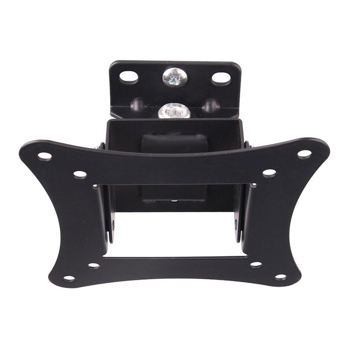 Techly ICA-LCD-901 Soportes de TV para Pared, 13-30 Pulgadas, Inclinación 0-12°, Giro -15 a 15°, 15 Kg Carga Máxima, VESA 75x75 y 100x100 mm, Negro
