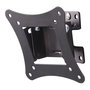 Techly ICA-LCD-901 Soportes de TV para Pared, 13-30 Pulgadas, Inclinación 0-12°, Giro -15 a 15°, 15 Kg Carga Máxima, VESA 75x75 y 100x100 mm, Negro