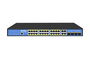 Ernitec Switch PoE Gestionado 28 Puertos Gigabit 24 Puertos PoE 4 SFP 370W Capa 2+ para Redes Empresariales