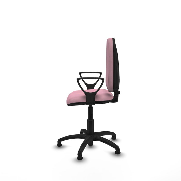 PIQUERAS Y CRESPO Silla de oficina Aýna Rosa con brazos fijos