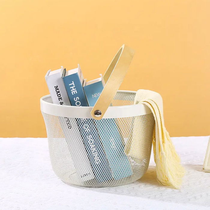 Confortime Cesta Organizador Maison con Asa de Madera | 27 x 28 x 18.5 cm (6 Unidades) Confortime Cesta Organizador Maison con Asa de Madera | 27 x 28 x 18.5 cm (6 Unidades)