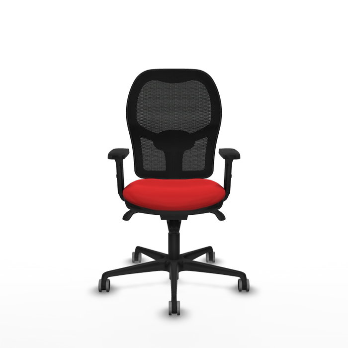 PIQUERAS Y CRESPO Silla de oficina Jorquera Rojo/Negro PIQUERAS Y CRESPO Silla de oficina Jorquera Rojo/Negro
