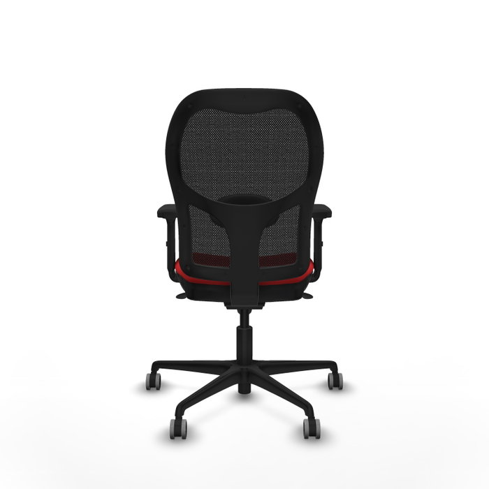 PIQUERAS Y CRESPO Silla de oficina Jorquera Rojo/Negro PIQUERAS Y CRESPO Silla de oficina Jorquera Rojo/Negro