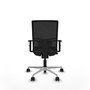 PIQUERAS Y CRESPO Silla de oficina Yunquera con mecanismo Sincro/Traslack, Gris oscuro y Negro