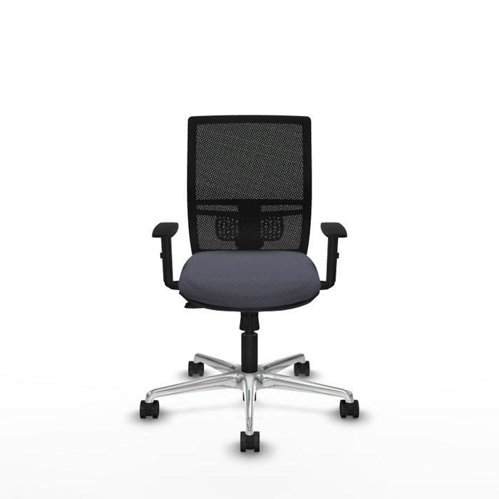 PIQUERAS Y CRESPO Silla de oficina Yunquera con mecanismo Sincro/Traslack, Gris oscuro y Negro PIQUERAS Y CRESPO Silla de oficina Yunquera con mecanismo Sincro/Traslack, Gris oscuro y Negro