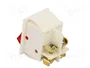 ORNO Interruptor Rocker DPST OFF-ON Rojo/Blanco