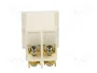 ORNO Interruptor Rocker DPST OFF-ON Rojo/Blanco