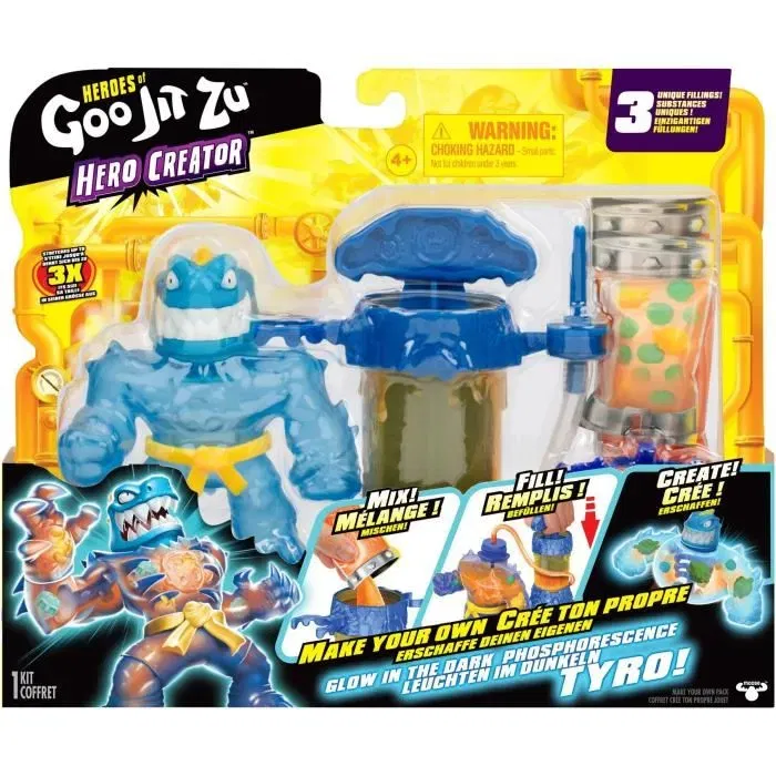 Heroes Of Goo Jit Zu Figura Tyro Creador de Rayos X HER0630996429921 11 cm