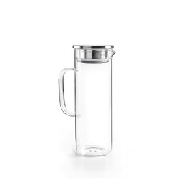 Ibili Jarra de borosilicato y acero inoxidable 1,1 l