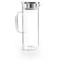 Ibili Jarra de borosilicato y acero inoxidable 1,1 l