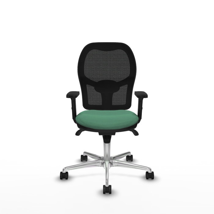 PIQUERAS Y CRESPO Silla de oficina Jorquera Verde esmeralda y Negro