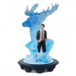 Enesco Figura Harry Potter Patronus Ciervo Iluminado USB - Wizarding World, Figura Coleccionable Pintada a Mano para Adultos