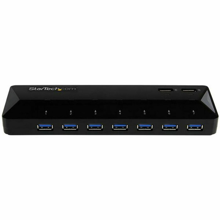 StarTech.com Concentrador USB 3.0 de 7 Puertos con Carga de 2,4 A