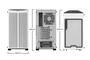 Be quiet! Pure Base 500DX Midi Torre PC ATX Blanco con Cristal Templado, Tira LED RGB Frontal, 3 Ventiladores 140mm