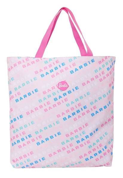 Bolso Mujer Barbie Logomania Rosa claro 50 x 45 x 10 cm Bolso Mujer Barbie Logomania Rosa claro 50 x 45 x 10 cm