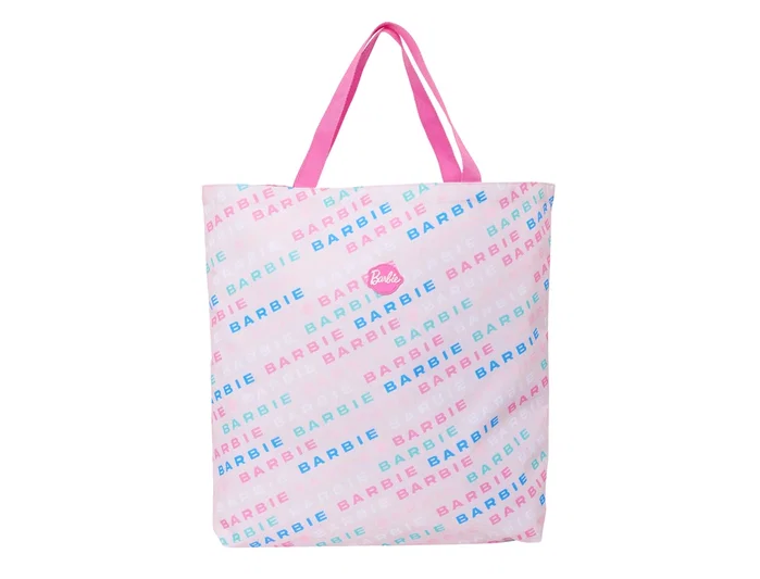 Safta Bolsa Shopping Bag Barbie Logomania 50x45x10 cm