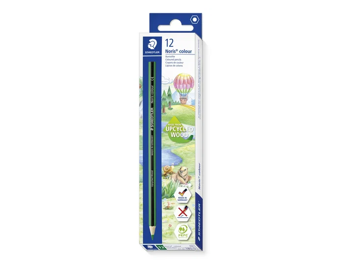 Staedtler Noris Colour Lápices de Colores Wopex Verde (Set de 12)