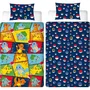 Pokemon POK3700891712163 Juego de Cama Reversible Starter y Poké-ball Microfibra 140x200cm + Funda Almohada 63x63cm