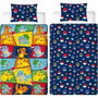 Pokemon Juego de cama reversible Starter y Poké-ball en microfibra con funda nórdica y almohada de 140 x 200 cm