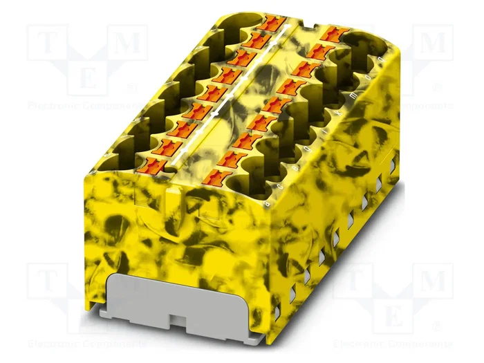 PHOENIX CONTACT PTFIX 18X4-FE Conector de carril Push-In 32A 450V 18 Bornas PHOENIX CONTACT PTFIX 18X4-FE Conector de carril Push-In 32A 450V 18 Bornas