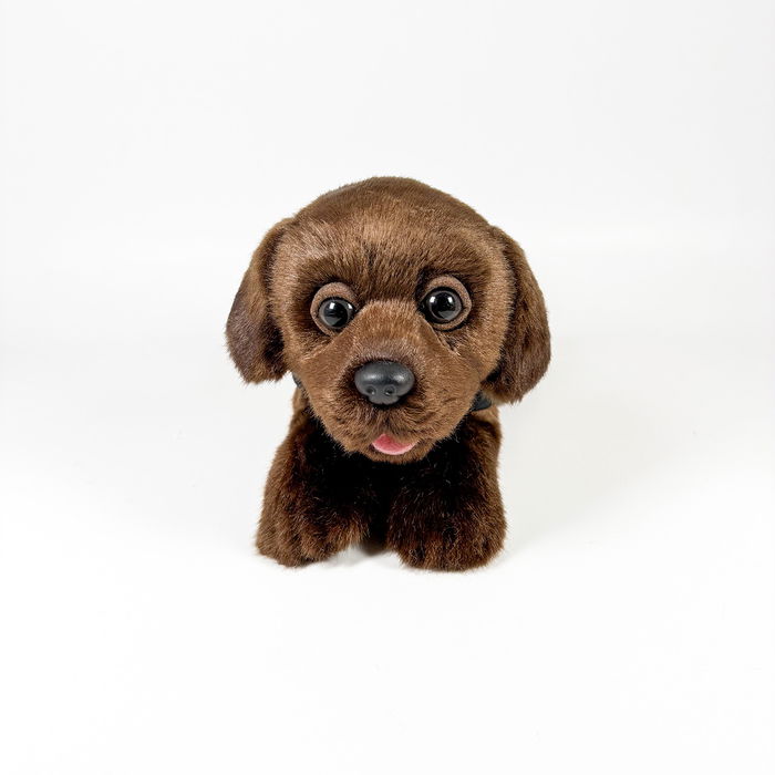 Deqube Peluche Labrador Chocolate 21Cm Con Chaleco 939D00248