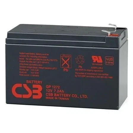 Batería CSB GP1272/ 12V/ 7.2Ah/ Compatible SAI Salicru Batería CSB GP1272/ 12V/ 7.2Ah/ Compatible SAI Salicru