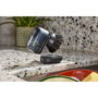 Joseph Joseph SinkTech Cepillo de Lavado con Soporte de Acero Inoxidable y Dispensador de Jabón, Gris