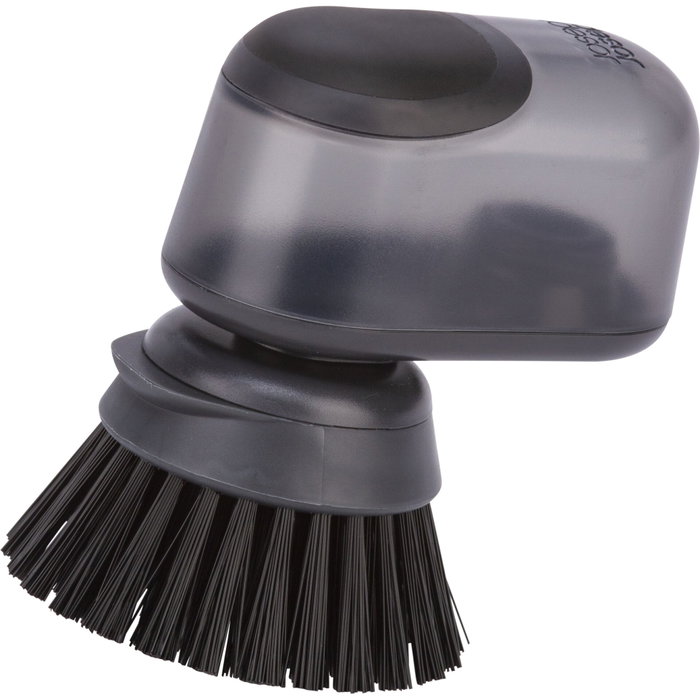 Joseph Joseph SinkTech Cepillo de Lavado con Soporte de Acero Inoxidable y Dispensador de Jabón, Gris