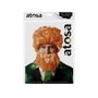 Atosa Peluca y Barba de Duende Pelirroja para Disfraces, San Patricio y Fiestas Temáticas