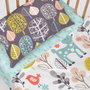 Sábana Bajera HappyFriday MOSHI MOSHI Azul Multicolor 60 x 120 x 14 cm