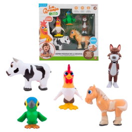 BANDAI Pack 5 Super Figuras La Granja de Zenón