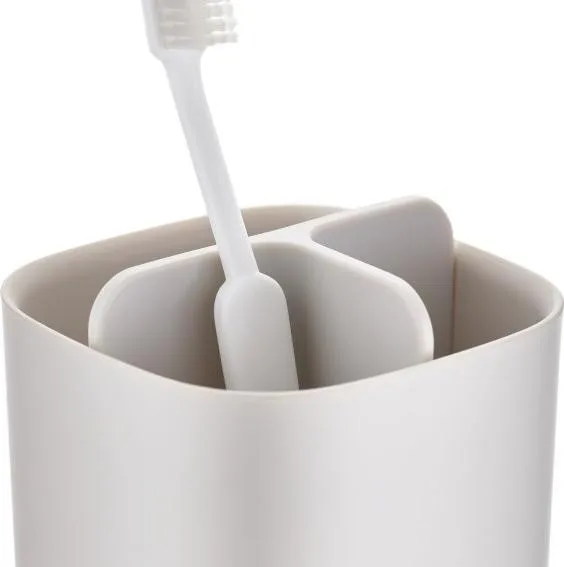 Joseph Joseph EasyStore Portacepillos de dientes Matt Ecru