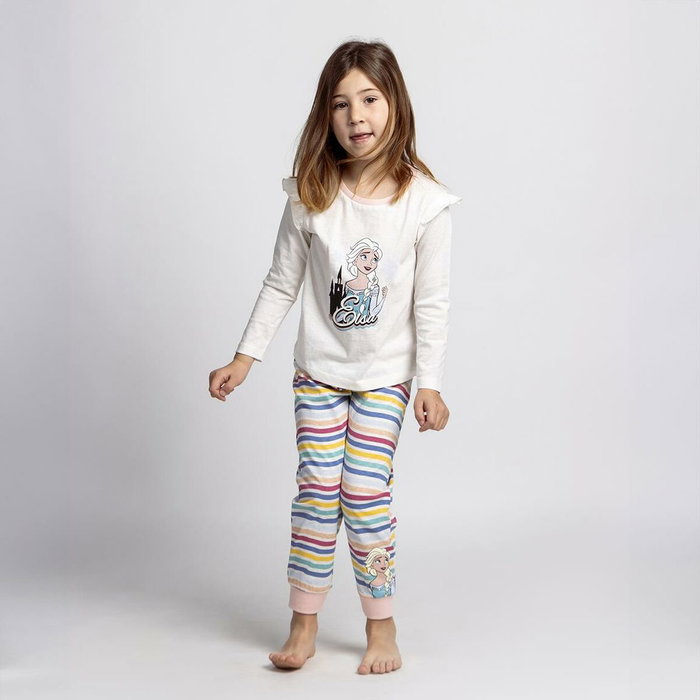 Cerdá Pijama Largo Single Jersey Frozen Beige Talla 5 Años