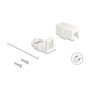 DeLOCK 85841 Soporte para instalación en carcasa blanco