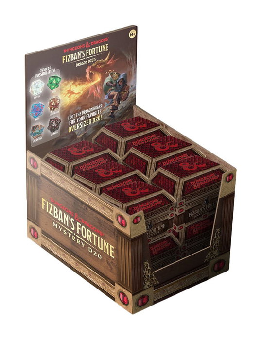 Dungeons & Dragons Blind Mystery Box Dados Fizban's Treasure d20 25 mm Dungeons & Dragons Blind Mystery Box Dados Fizban's Treasure d20 25 mm