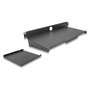 DeLOCK Bandeja para Teclado y Ratón de 19" (48.3 cm), 1U, Gris Oscuro, Acero, 221 x 483 x 44 mm