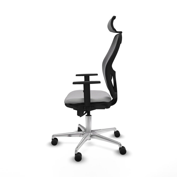 PIQUERAS Y CRESPO Silla de oficina Jorquera Gris claro y Negro